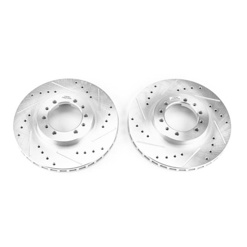 PowerStop fits Mitsubishi 91-96 Montero Front Evolution Drilled & Slotted Rotors
