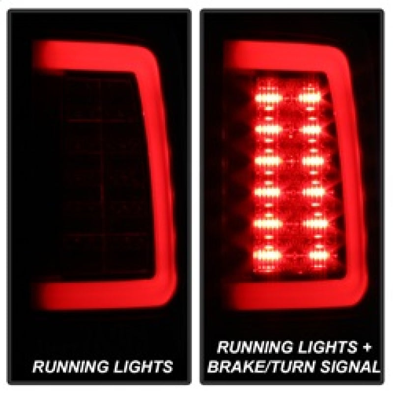 Spyder 5084026 fits Dodge 09-16 Ram 1500 Light Bar LED Tail Lights - Black ALT-