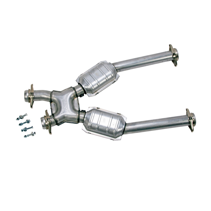 BBK 1638 Mustang 4.6 GT / fits Cobra 96-04 Short Mid X Pipe w Catalytic Convert