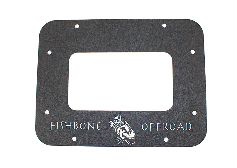 Fishbone Offroad FB31042 fits Jeep 07-18 Wrangler JK Aluminum Tailgate Plate -