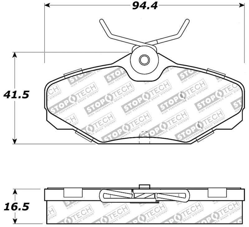 Stoptech 309.061 Performance Brake Pads
