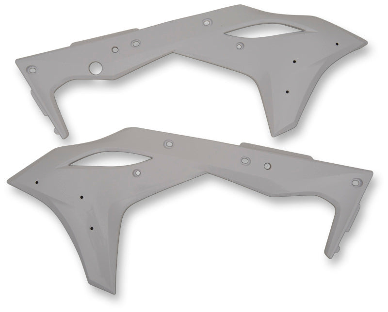 Cycra 1CYC-1868-42 17-20 fits Kawasaki KX250F Powerflow Radiator Shrouds - White