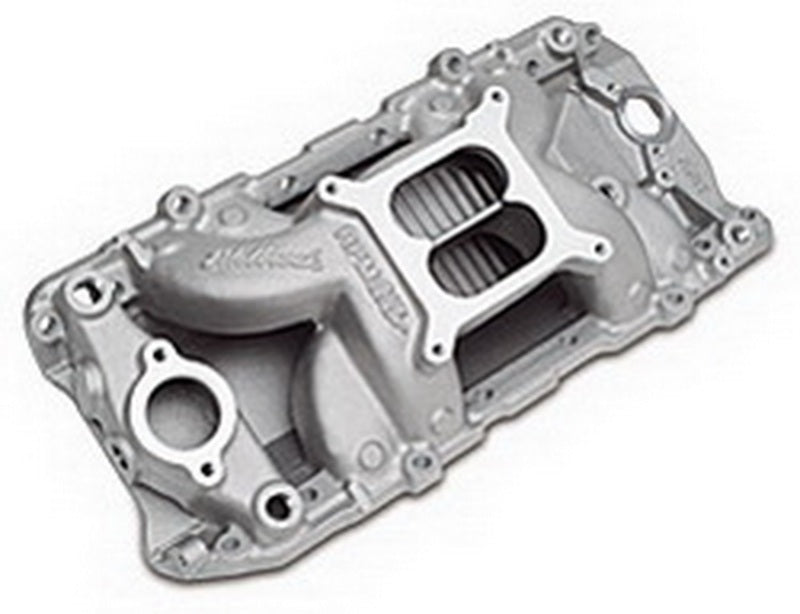Edelbrock 75611 Polished B/B fits Chevy O-Port RPM Air-Gap Manifold