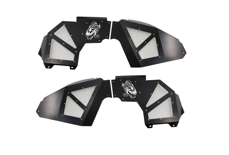 Fishbone Offroad FB33130F 2018+ fits Jeep Wrangler JL Front Pair Aluminum - Bla