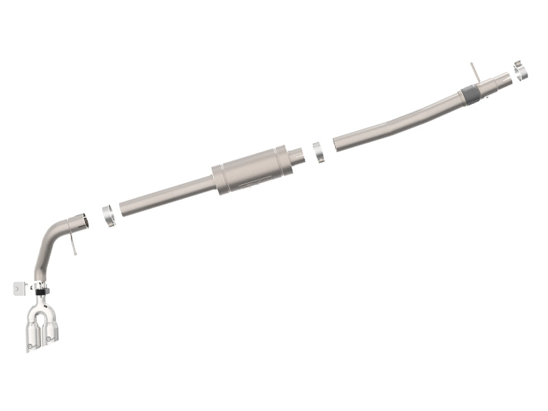 AFE 49-33111-P Series 3in 304 SS Cat-Back Exhaust Side Exit w/ Polished Tips 19