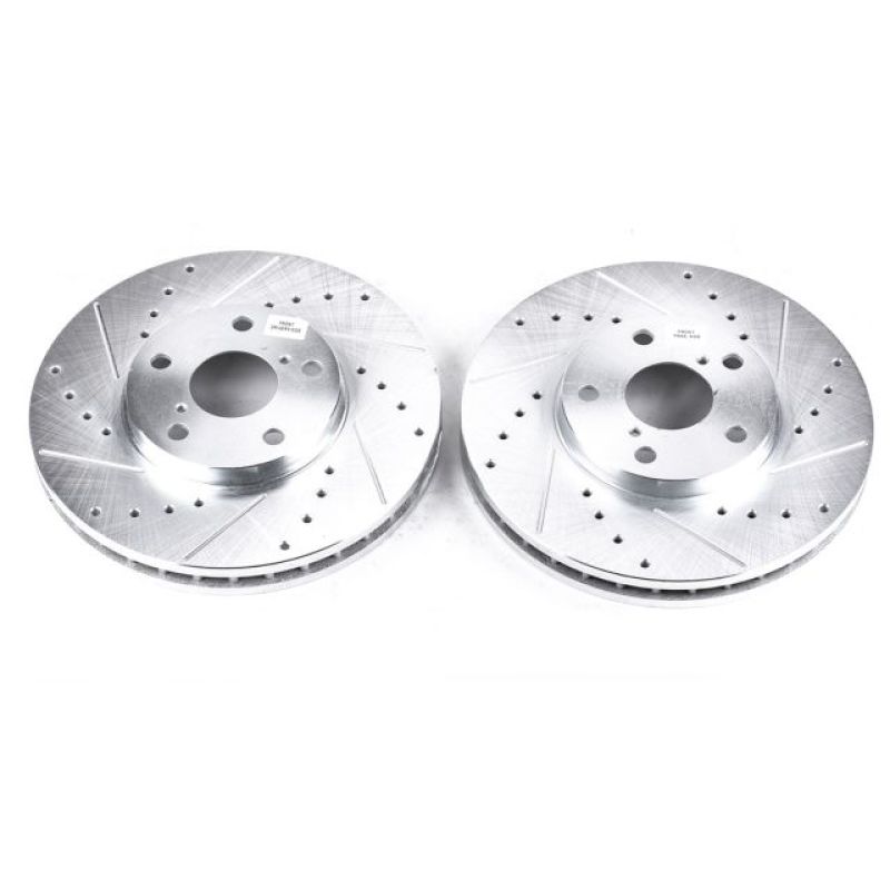 PowerStop fits Lexus 93-05 GS300 Front Evolution Drilled & Slotted Rotors - Pair