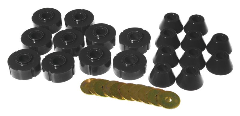 Prothane 7-107-BL fits Chevy 78-80 K10 Blazer Body Mount Kit - Black