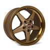 Race Star 92-705154BZ 92 Drag Star Bracket Racer 17x10.5 5x4.50BC 7.625BS Bronze Wheel