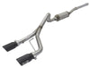 AFE 49-48056-B Series CB 2.5in Dual Center Exit SS Exhaust w/ Black Tips 07-15