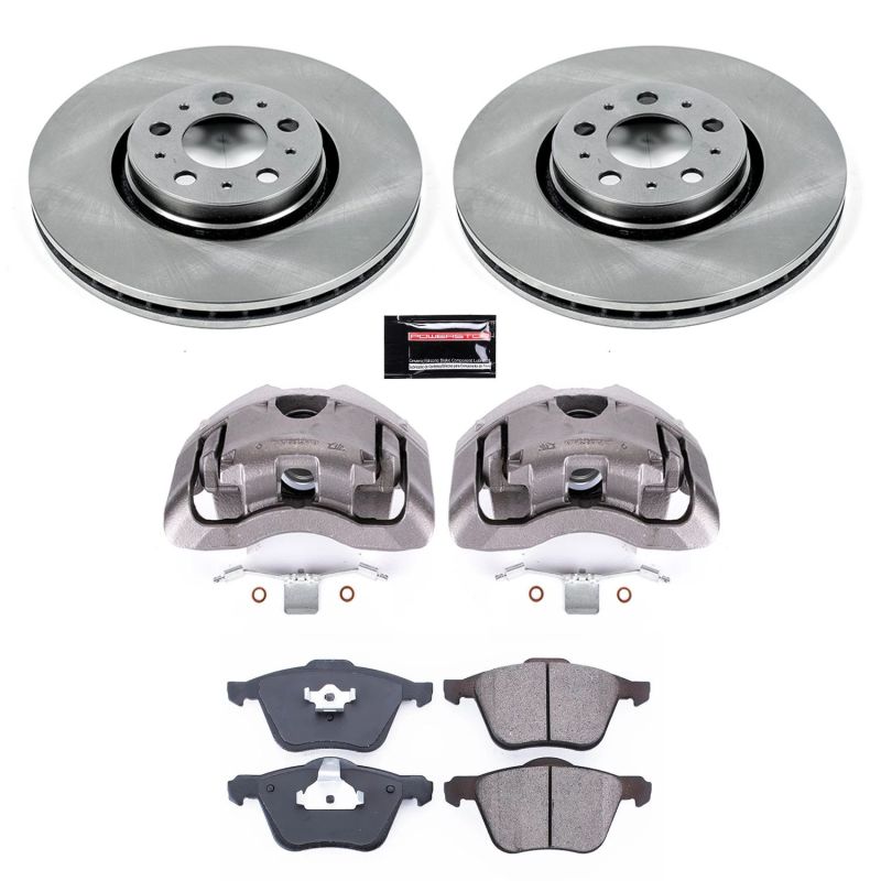 Power Stop KCOE3063 03-14 fits Volvo XC90 Front Autospecialty Kit w/Cals
