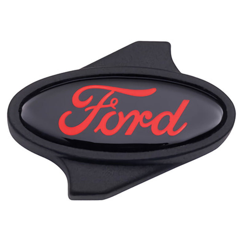 Ford Racing 302-339 Racing Air Cleaner Nut w/ Red Ford Logo - Black