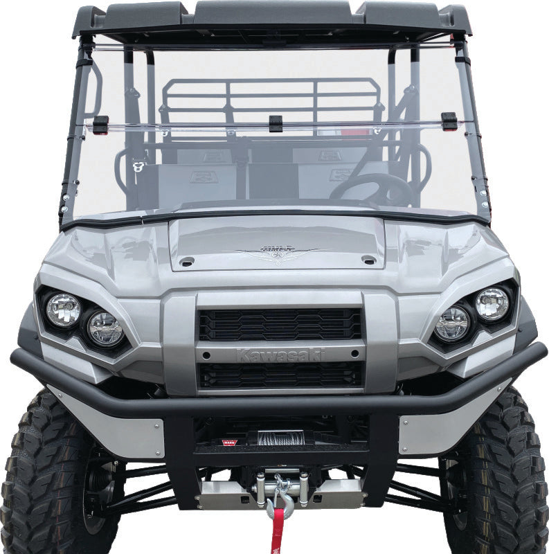 QuadBoss 375787 fits Kawasaki KAF820 Mule Pro-DX Windbreak Folding Windshield