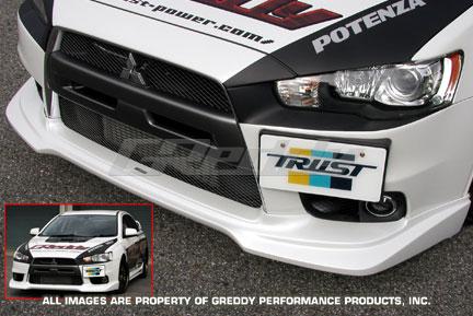 GReddy 17030014 08+ fits Mitsubishi Evolution X Urethane Front Lip Spoiler