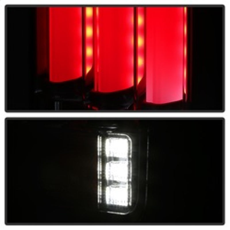 Spyder 5084781 fits Jeep 07-16 Wrangler Verison 2 Light Bar LED Tail Lights - S