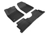 3D MAXpider L1HY08101509 2015-2020 Genesis/fits Hyundai G80/Genesis Sedan Kagu 2nd Row Floormats - Gray