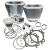S&S 910-0202 Cycle 07-17 BT 106in Big Bore Cylinder Kit - Silver