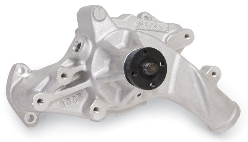 Edelbrock 8805 Water Pump High Performance fits Ford 1965-76 FE V8 Engines Standard Length Satin Finish