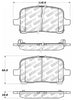 Stoptech 305.1028 Street Select Brake Pads - Front