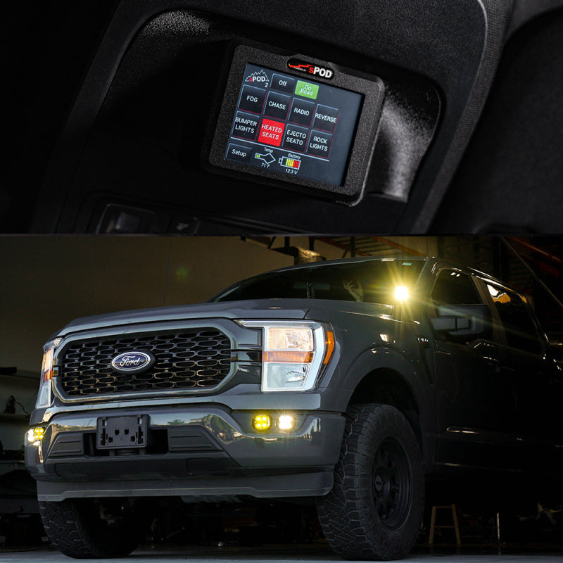 SPOD 870086 fits Ford 2021-On F-150 Touchscreen BantamX Vehicle Kit
