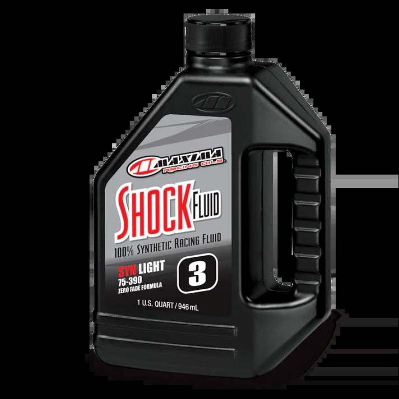 Maxima 50-57901 Synthetic Racing Shock Fluid Light 3wt - 1 Liter