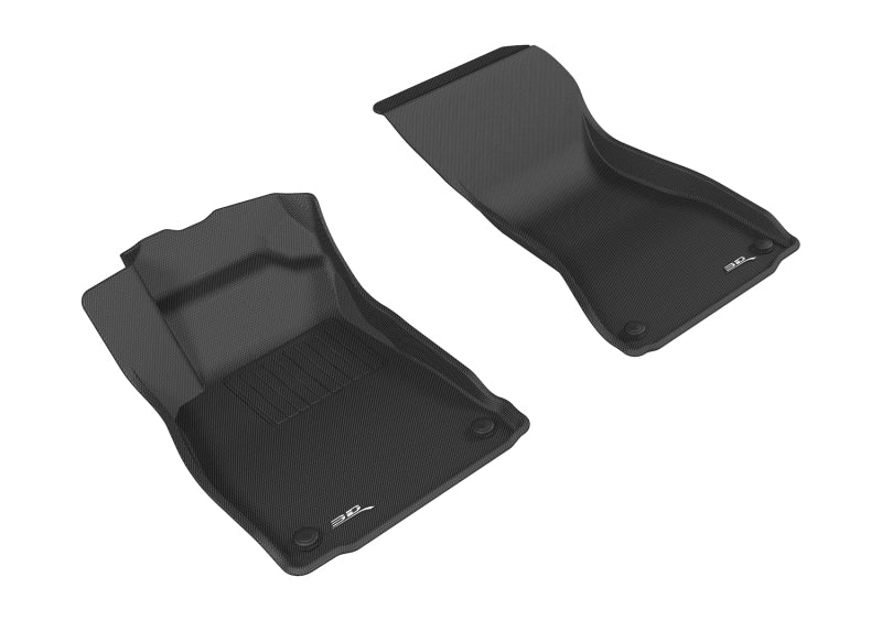 3D MAXpider 2019 fits Audi 17-20 A4/S4/A5/S5 Kagu 1st Row Floormat - Black
