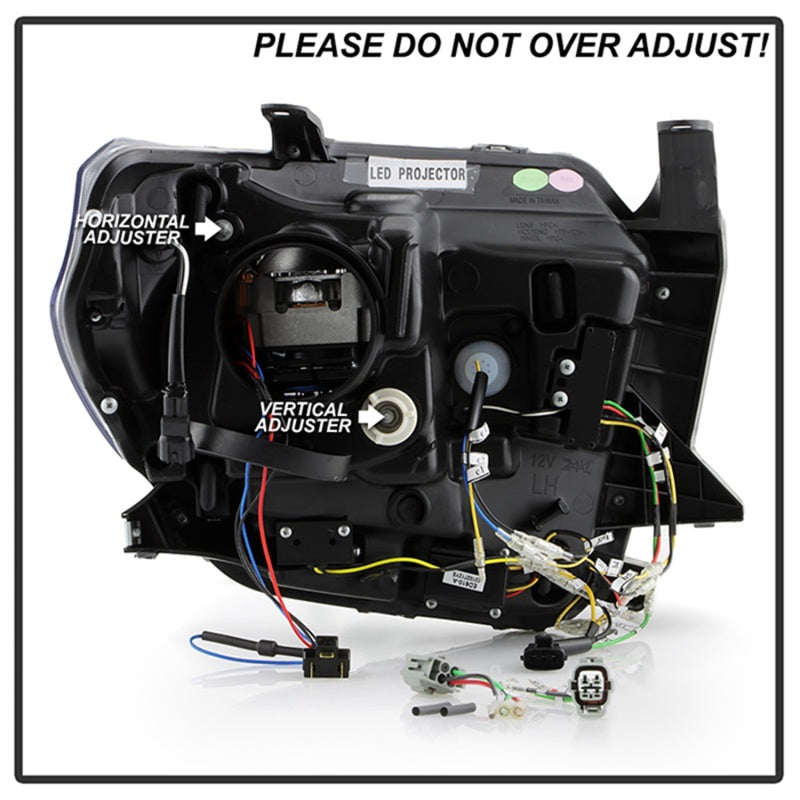 Spyder 5088727 Apex fits Toyota 14-21 Tundra High-Power LED Module Headlights -