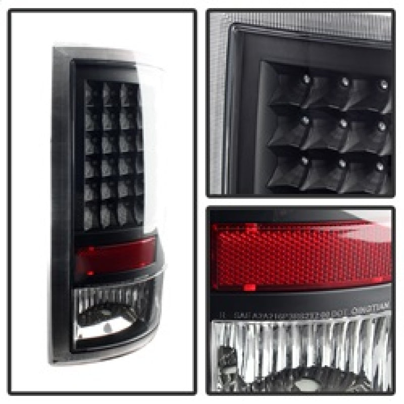 9025587 Xtune fits Dodge 09-14 Ram 1500 LED Tail Lights Incandescent Model Onl