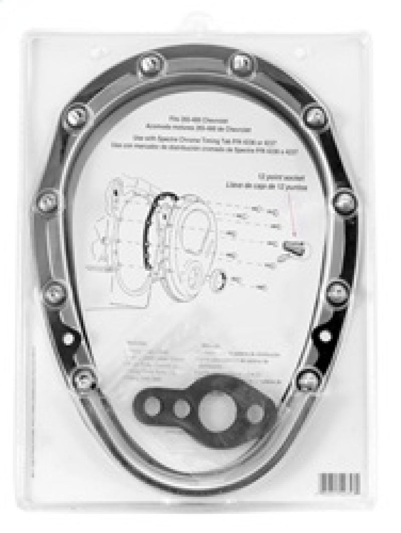 Spectre 42353 SB fits Chevrolet Timing Cover (Incl. Pre-Installed Seal/Gaskets/Bolts) - Chrome