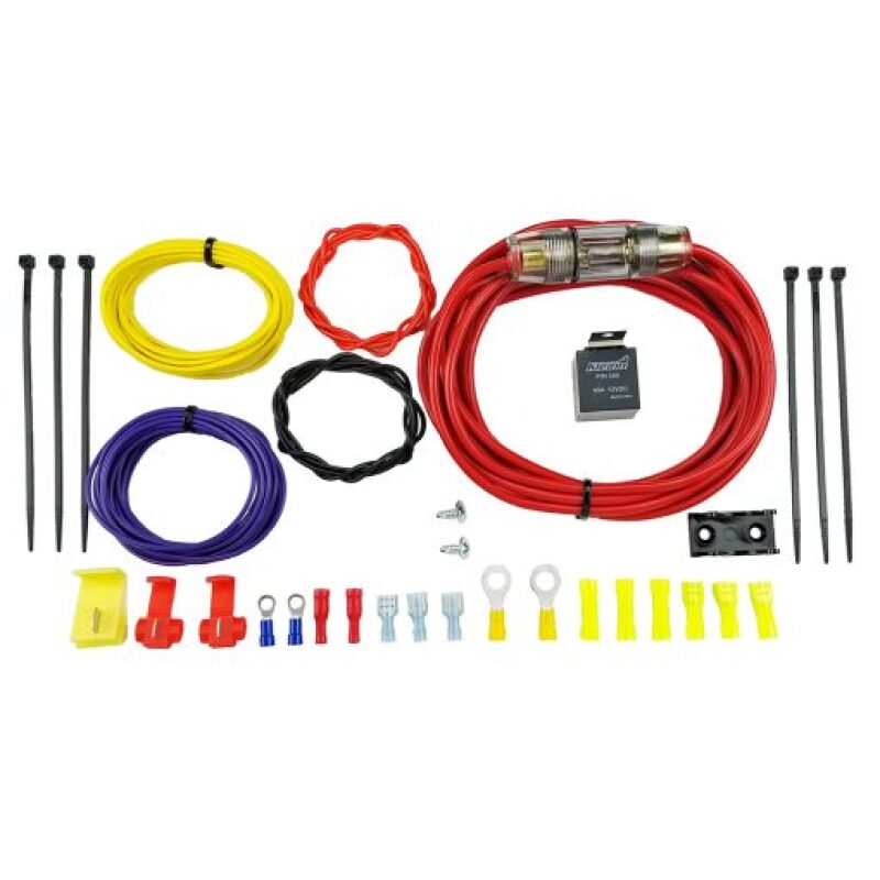 Kleinn 6852 10 Gauge Compressor Wiring Kit/ 40A Relay/ 14.75 ft w/ AGU Fuse Holder