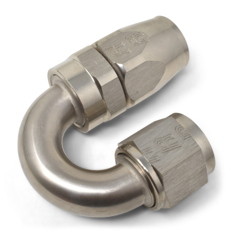 Russell 613511 Performance -8 AN Endura 180 Degree Full Flow Swivel Hose End (With 3/4in Radius)