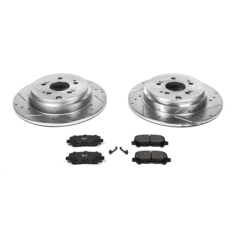 PowerStop K5839 fits Honda 12-15 Pilot Rear Z23 Evolution Sport Brake Kit