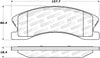 Stoptech 308.0945 Street Brake Pads