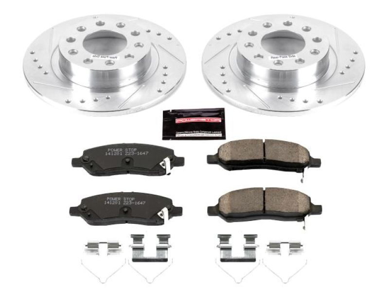 PowerStop K6371 fits Dodge 13-16 Dart Rear Z23 Evolution Sport Brake Kit