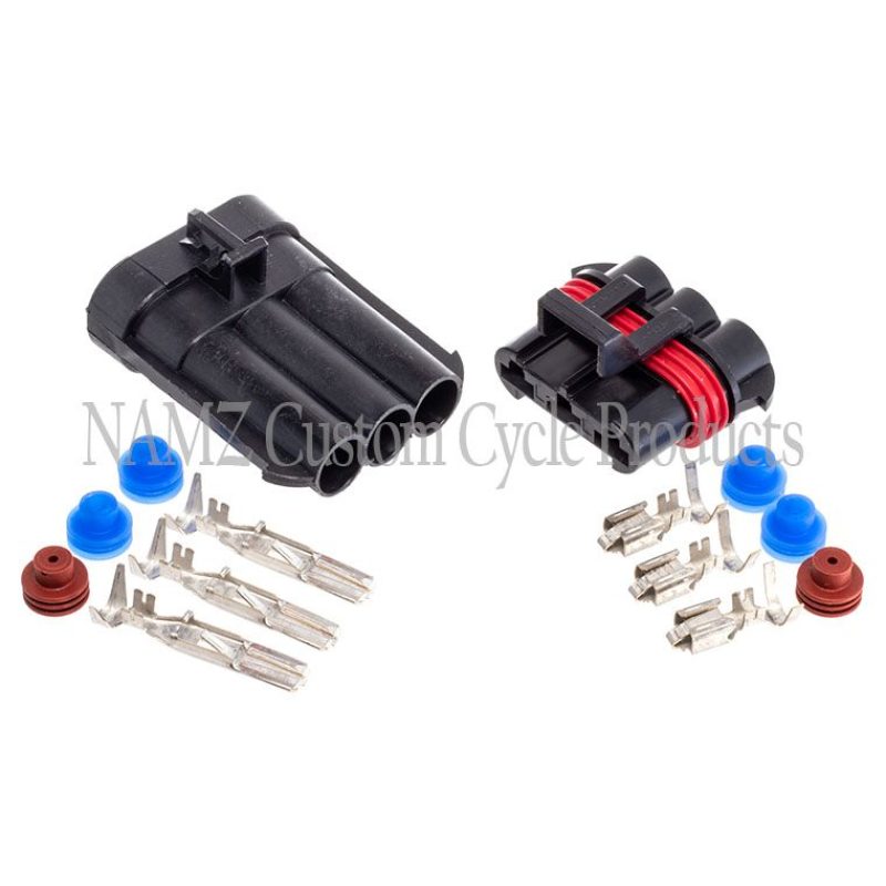 NAMZ NAP-PP01 AMP Power Plug Kit - M/F Water-Tight Quick-Disconnect Plug Set