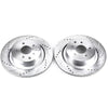PowerStop fits Infiniti 07-08 G35 Rear Evolution Drilled & Slotted Rotors - Pair