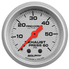 AutoMeter 4325 AutoMeter Ultra-Lite 2-1/16in. 100PSI Exhaust Pressure Digital Stepper Motor Gauge