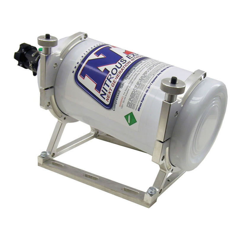 Nitrous Express 11108 Billet Bracket for 10lb/15lb N2O Bottle (Incl Floor Mounts