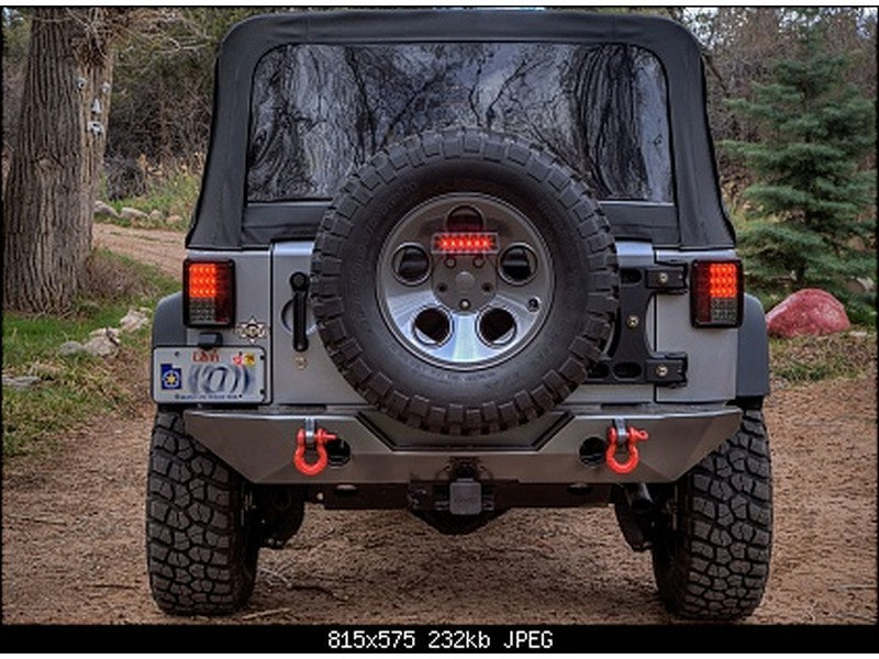 Spyder 5070418 fits Jeep 07-15 Wrangler LED Tail Lights Smoke ALT-YD-JWA07-LED-