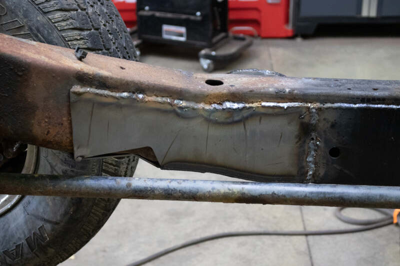 RustBuster RB7605R Front Frame Section Right Side