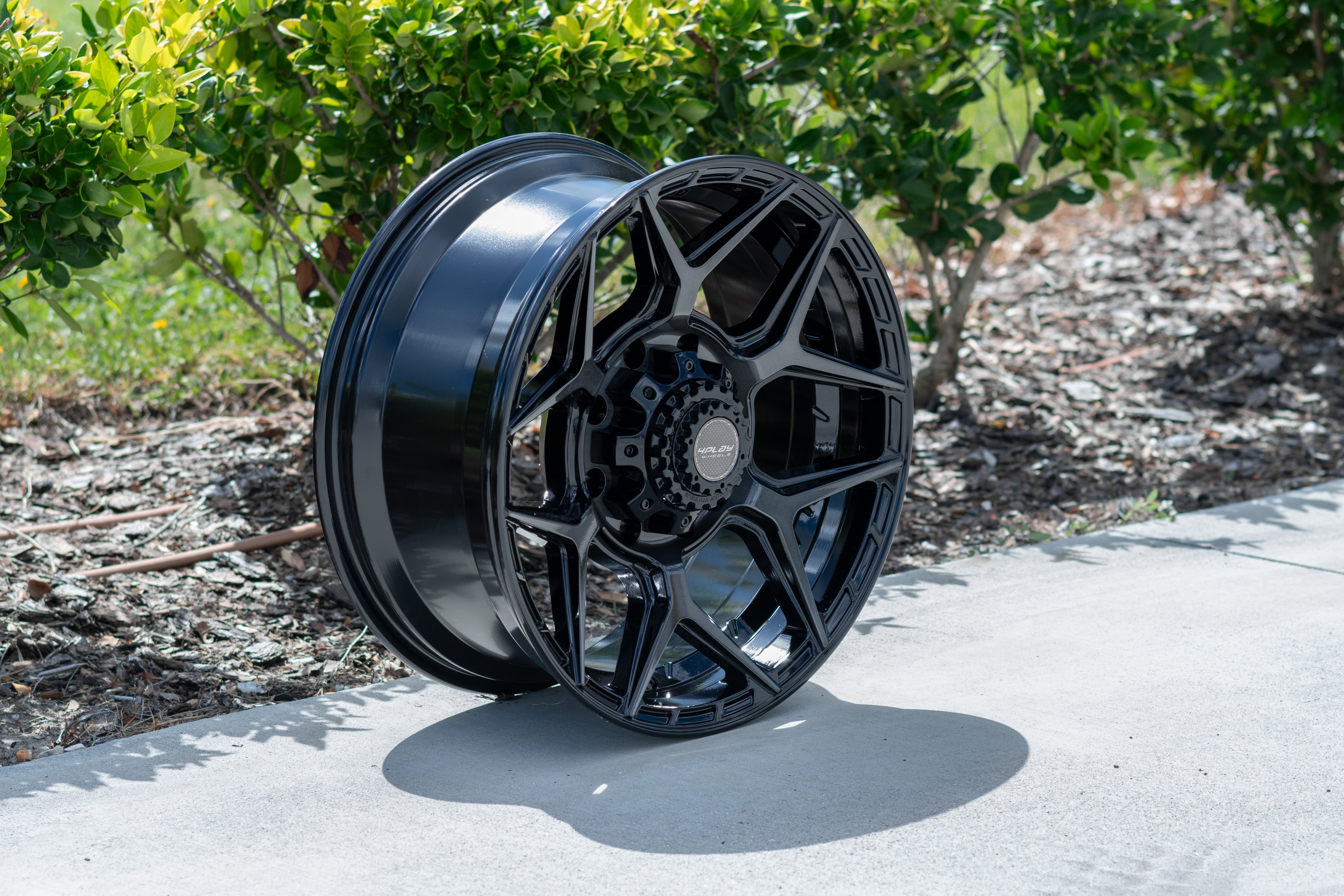 4PLAY 4P06-20090-8170-0BBT Gen3 20x9 8x170mm +0et in Brushed Black