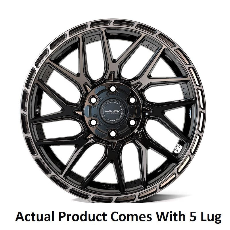 4PLAY 4PS28-18080-CUVB-38BBT Sport2.0 18x8 5x112mm & 5x4.5" +38et in Black