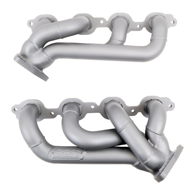BBK 4047 GM Truck 5.3/6.2 1 3/4in Shorty Tuned Length Headers - Titanium Cerami