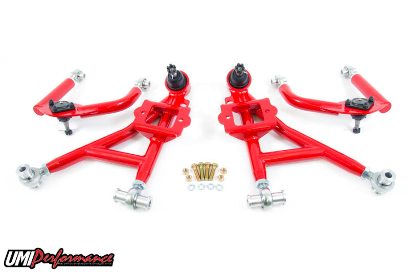 UMI Performance 230010-R 93-02 fits GM F-Body Front A-Arm Kit Adjustable Drag
