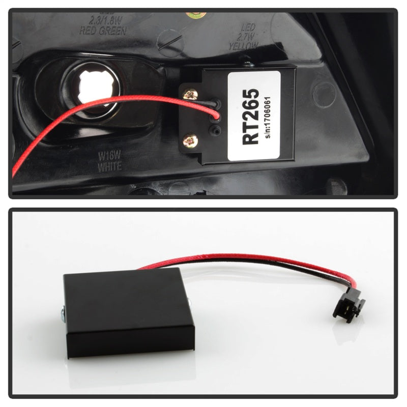 Spyder 5085139 fits Ford 12-14 Focus 5DR LED Tail Lights - Black (ALT-YD-FF12-L