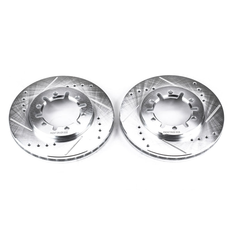 PowerStop fits Nissan 98-04 Frontier Front Evolution Drilled & Slotted Rotors -