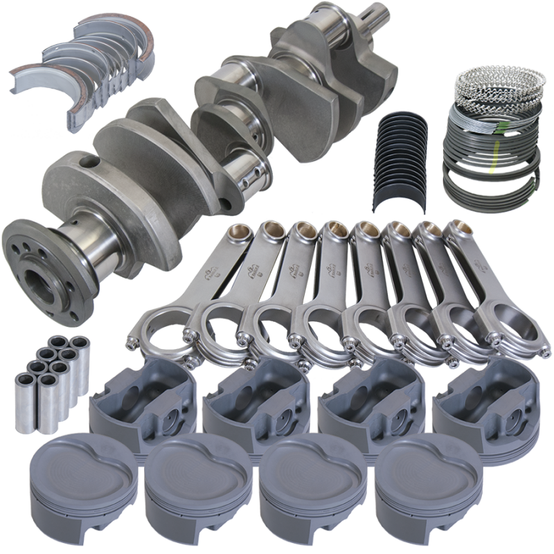 Eagle 515104185 fits Pontiac 400 4.250in Crank 6.800in I-Beam Rods -22cc 4.185in Pistons Rotating Assembly