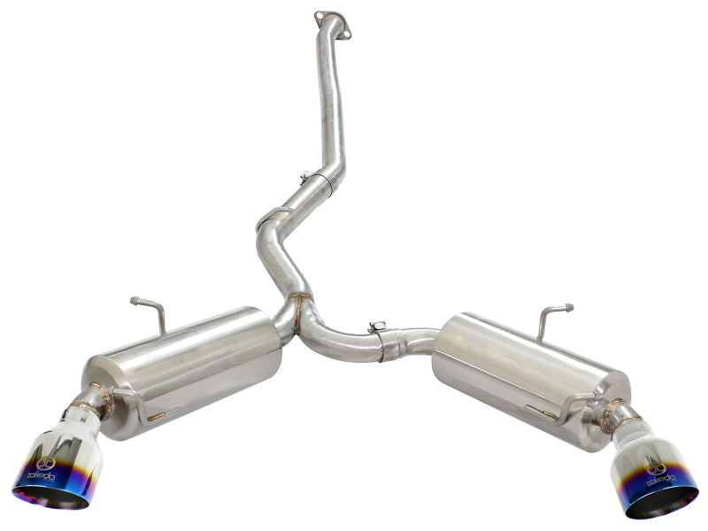 AFE 49-36023-L Exhaust Axle-Back 13-15 fits Scion FRS / Subaru BRZ 304SS Blue