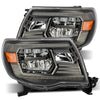 AlphaRex 880733 fits Toyota 05-11 Tacoma LUXX Crystal Headlights Plank Style Al