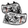 Spyder 5010124 fits Ford 03-06 Expedition Projector Headlights LED Halo LED Chr