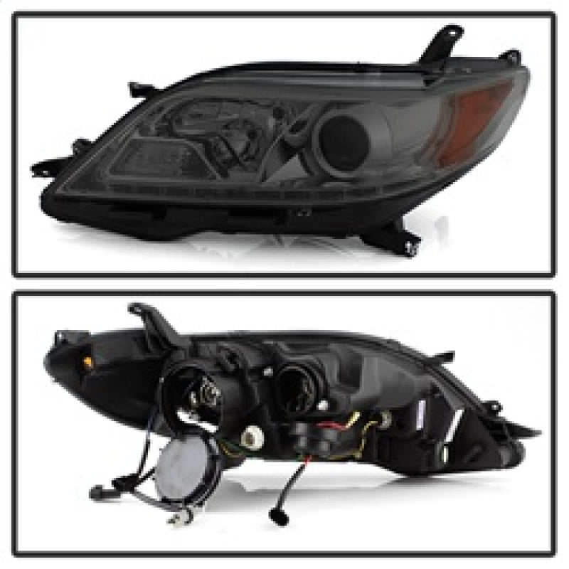 Spyder 5083999 fits Toyota 11-14 Sienna Projector Headlights - DRL LED - Smoke